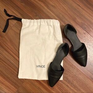 Vince Nina Leather Flats